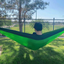 Portable Lightweight Double Nylon Hammock, Best Parachute Hammock with 2 X Hanging Straps for Backpacking, Camping, Travel, Beach, Yard and Garden