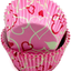 Chef Craft Paper Patterned Cupcake Liners, 50 Count, Pink/White/Red