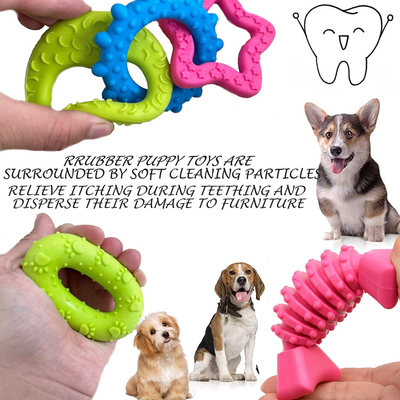 Dog Chew Toys Set Puppy Teething Toys Dog Toys for Small Dogs Toothbrush Teeth Cleaning