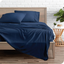 Bare Home Full Sheet Set - 1800 Ultra-Soft Microfiber Full Bed Sheets - Double Brushed - Full Sheets Set - Deep Pocket - Bedding Sheets & Pillowcases (Full, Dark Blue)