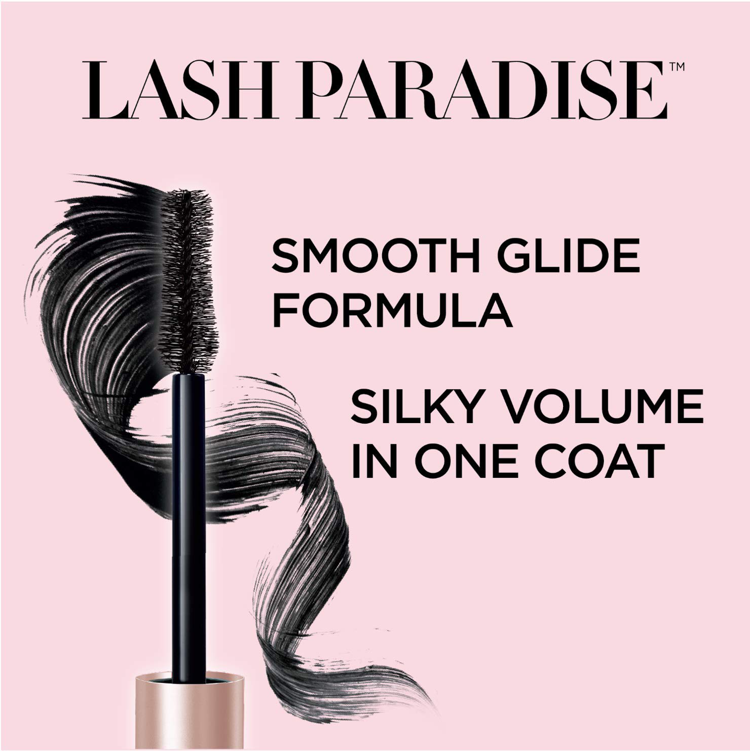 L'Oreal Paris Voluminous Makeup Lash Paradise Mascara, Voluptuous Volume, Intense Length