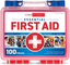 Care Science First Aid Kit, 100 Pieces Professional Use for Travel, Work, School, Home, Car, Survival, Camping, Hiking, and More
