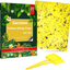 Garutom 20-Pack Dual-Sided Yellow Sticky Traps for Flying Plant Insect Such as Fungus Gnats, Whiteflies, Aphids, Leafminers, Etc (6X8 Inches, Included 20Pcs Twist Ties)