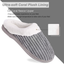 Women'S Memory Foam Slippers Comfort Wool-Like Plush Fleece Lined House Shoes for Indoor & Outdoor