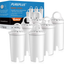 PUREPLUS NSF Certified Pitcher Water Filter, Replacement for Brita Pitchers and Dispensers, Compatible with standard Mavea 107007,Classic 35557,ob03,maxtra,lead removal (Pack Of 6)