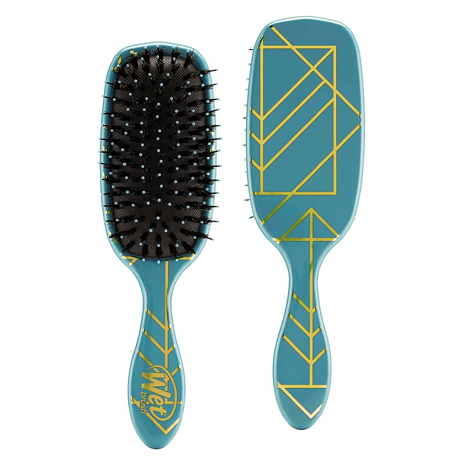 Wet Brush Shine Enhancer Hair Brush – Pink - Exclusive Ultra-Soft Intelliflex Bristles - Natural Boar Bristles Leave Hair Shiny and Smooth for All Hair Types - for Women, Men, Wet and Dry Hair