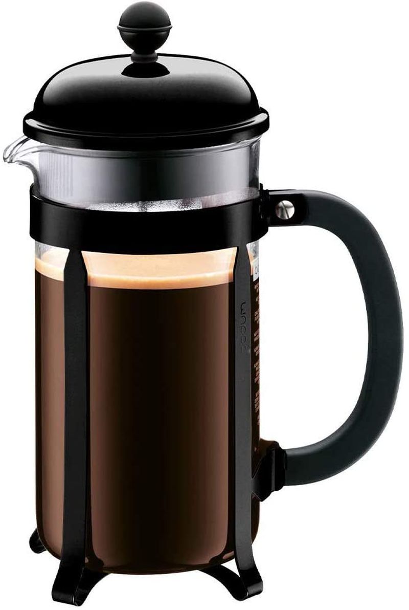 Bodum Chambord French Press Coffee and Tea Maker, 12 Ounce, Chrome