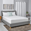 Sealy Luxury 100% Cotton Fitted Mattress Pad, Queen, White