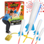 Stomp Rocket The Original Jr. Glow Rocket Launcher, 4 Foam Rockets and Toy Air Rocket Launcher - Glows in The Dark, STEM Gift for Boys and Girls Ages 3 Years and Up - Great for Year Round Play