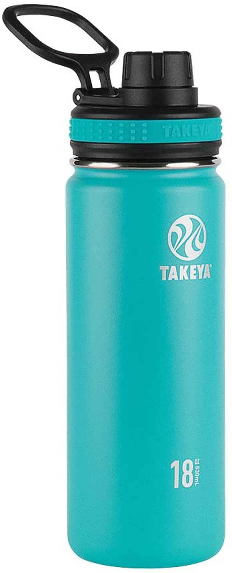 Takeya Ocean Originals Vacuum-Insulated Stainless-Steel Water Bottle, 18oz