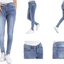 CJH DREAM Women's Juniors Jeans & Cotton Stretch Super Soft Skinny Jeans for Women Mid-Waist