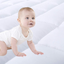 NALUKA Mattress Pad with Fitted Skirt, King Size Full Down Alternative Fiber Luxurious Mattress Topper Ultra Soft Mattress Protector （76''x80''）