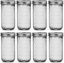 Ball Regular Mouth Mason Jars 8 oz [8 Pack] Ball Jelly Jars with Lids 8 oz. For Canning, Fermenting, Conserving Syrups, Sauces, Jams, Baby Foods - Microwave/Freeze/Dishwasher Safe + SEWANTA Jar Opener