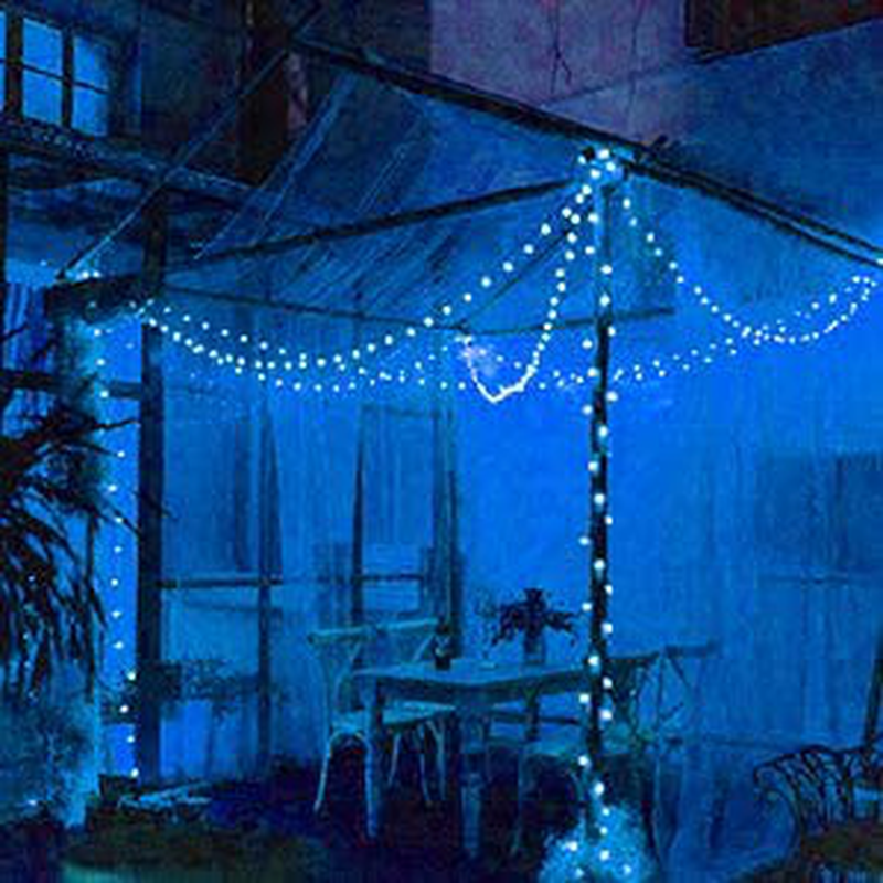 2-Pack Solar String Lights 23.3FT 30 LED Crystal Globe Lights with 8 Modes, Solar Powered Waterproof Fairy Lights for Outdoor Garden Patio Backyard Xmas Holiday Party Decor, Warm White