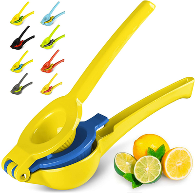 Zulay Premium Quality Metal Lemon Lime Squeezer - Manual Citrus Press Juicer 