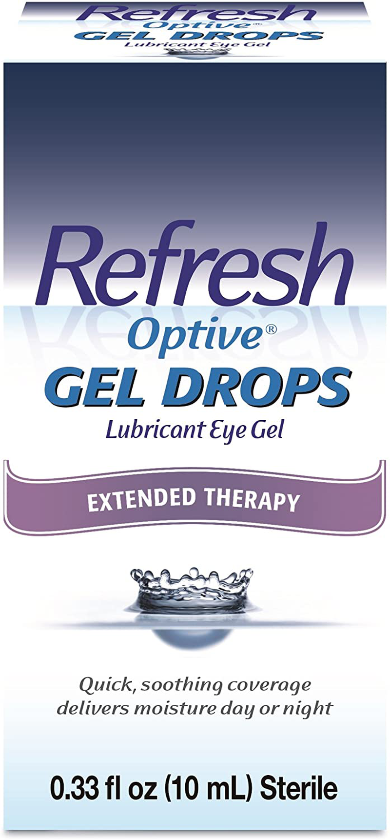 Refresh Optive Gel Drops Lubricant Eye Gel, 0.33 Oz Sterile