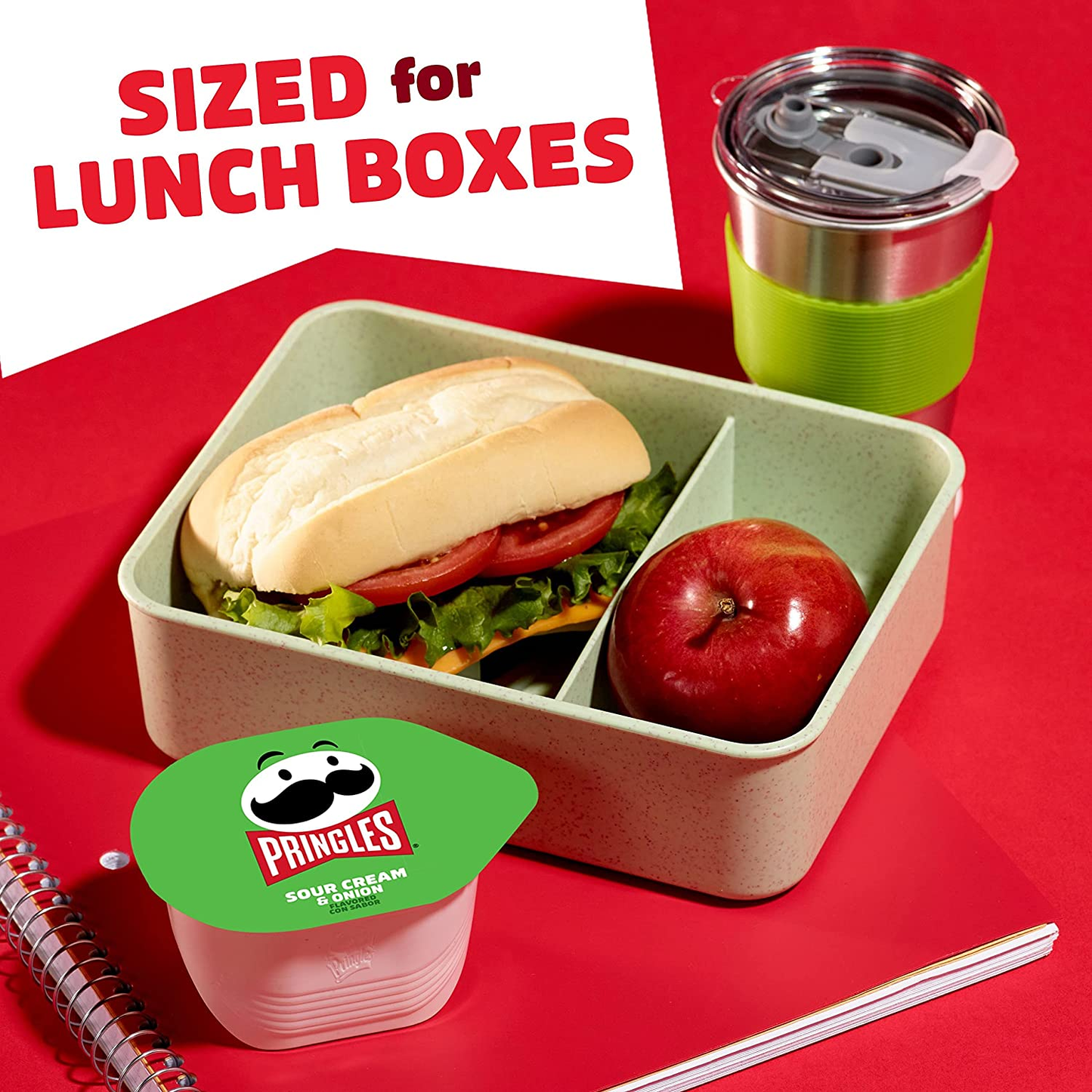 Pringles Potato Crisps Chips, Variety Pack Snack Stacks, Lunch Box Snacks, 0.67 Oz Cup (36 Cups)