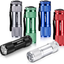 LED Mini Flashlights, Wdtpro Super Bright Flashlight with Lanyard, Assorted Colors - Best Tac Torch Light for Kids, Night Reading, Power Outages, Camping(6 Pack)