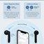 Hntmao IPX7 Waterproof Bluetooth Earbuds, True Wireless Earbuds, 30H Cyclic Playtime Headphones with Charging Case and mic
