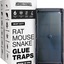 Catchmaster Heavy Duty Rat, Mouse, Snake, and Insect Trap - 6 Glue Trays - with Hercules Putty Fastener