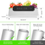 Food Saver Vacuum Sealer Packing Machines for Sous Vide Food and Meat Preservation Freshness Automatic Vacuum Air Sealing System with Dry and Wet Modes,Led Indicator Lights,External Pumping,Accessory Hose