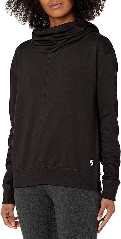 Soffe Women's French Terry Cowl Neck Sweatshirt