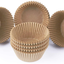 Caperci Standard Natural Cupcake Liners 500 Count, No Smell, Food Grade & Grease-Proof Baking Cups Paper