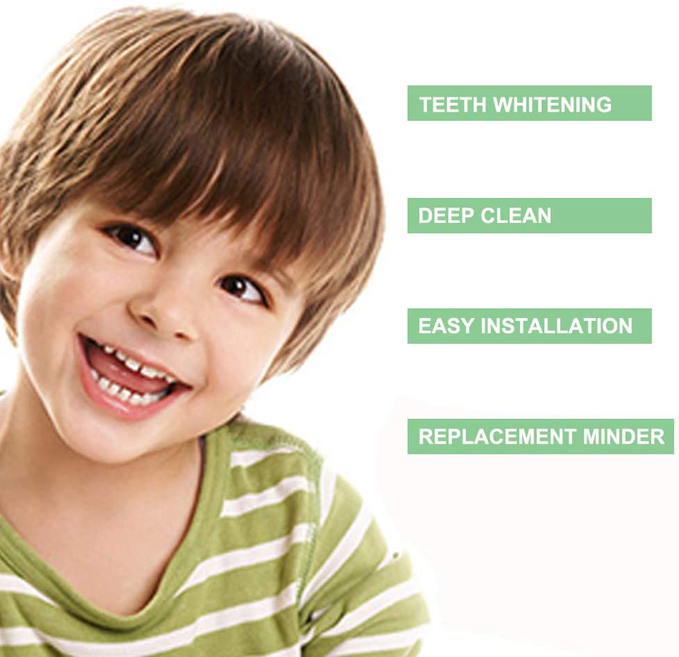 Kids Toothbrush Replacement Head Fits Both Electric and Battery for Oral-B Braun Brushes