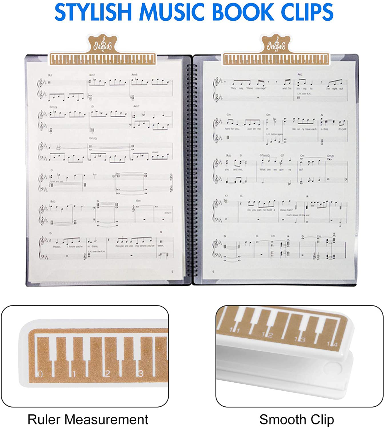 BENBO 88 Key Keyboard Piano Finger Simulation Practice Guide Teaching Aid Note Chart with 1 Music Book Clip, Portable Waterproof Electronic Piano Exercise Cardboard for Beginner Student