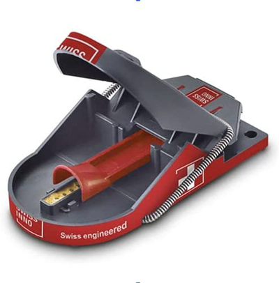 SWISSINNO Mouse Trap No See No Touch, Poison-Free, Effective, No-Contact, 2X Traps