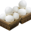 Snugpad Wool Dryer Balls XL Size 6 Pack, Natural Fabric Softener 100% Organic Premium New Zealand Wool, No Fillers, anti Static, Lint Free, Odorless, Chemical Free and Reduces Wrinkles, 1000+ Loads, Baby Safe, Saving Energy & Time, White 6 Count