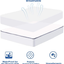 WhatsBedding Waterproof Mattress Pad Twin XL Size Cotton Top Down Alternative Filling Pillowtop Mattress Topper Cover-Fitted Quilted (Waterproof Twin XL)