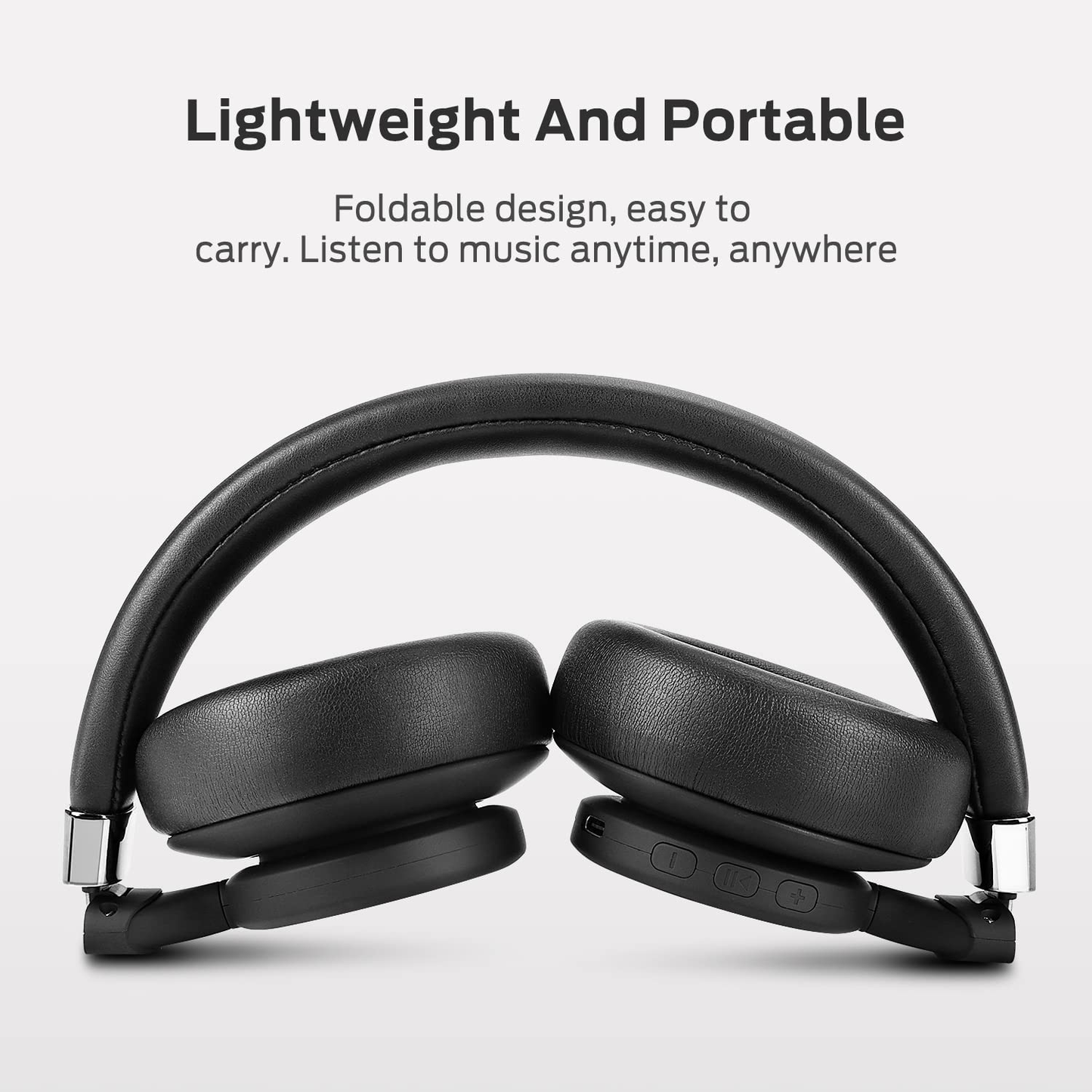 Bluetooth Headphones Wireless Over-Ear BUGANI, Noise Cancelling Headphones, with Built-In Microphone, 20H Playtime, Deep Bass Hi-Fi Stereo Sound, Memory Foam Ear Cups for Travel Home Office