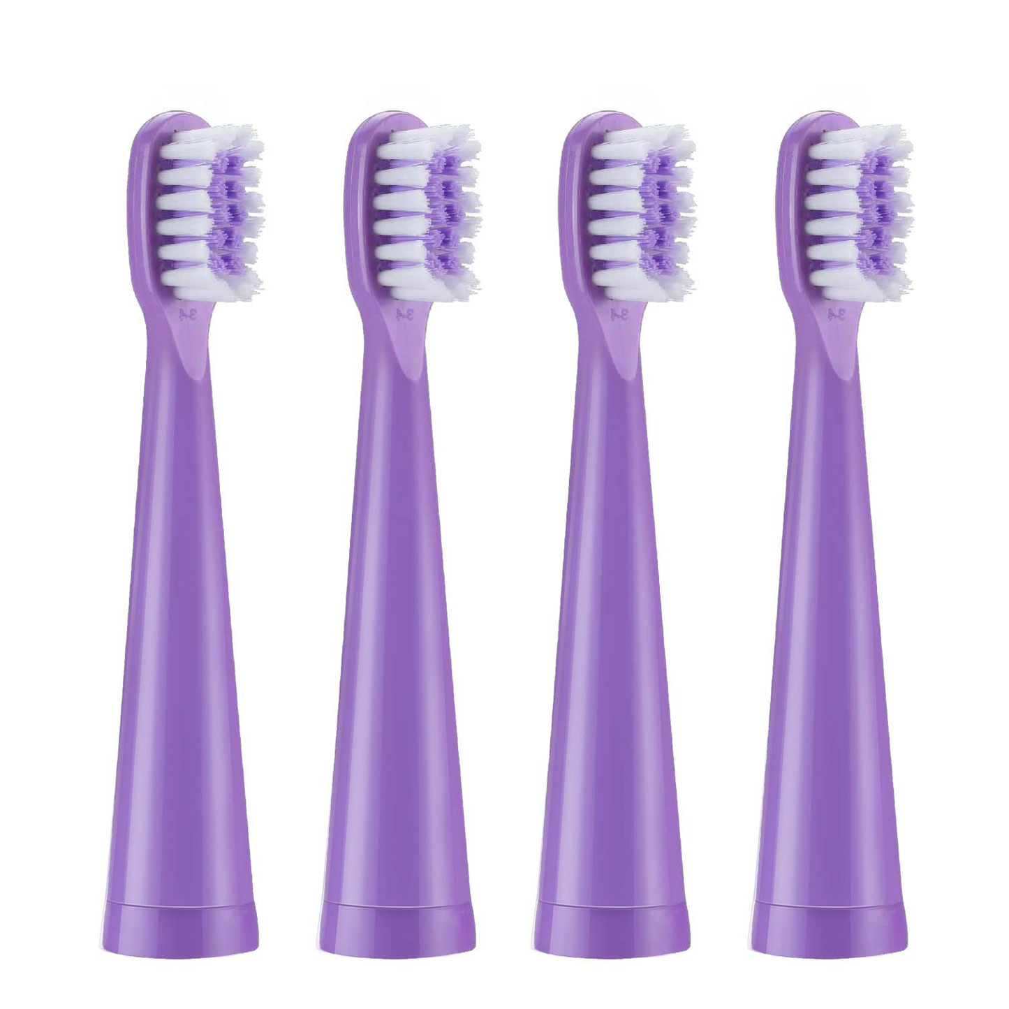 Toothbrush Replacement Heads - 7X More Plaque Removal, 3D Curved Soft Bristles, Comfortable & Efficient Clean Teeth, Perfect for Kid Small Mouth