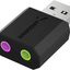 Sabrent USB External Stereo Sound Adapter for Windows and Mac. Plug and Play No Drivers Needed.