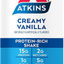 Atkins Creamy Protein-Rich Shake with Creamy Vanilla, 12 Count