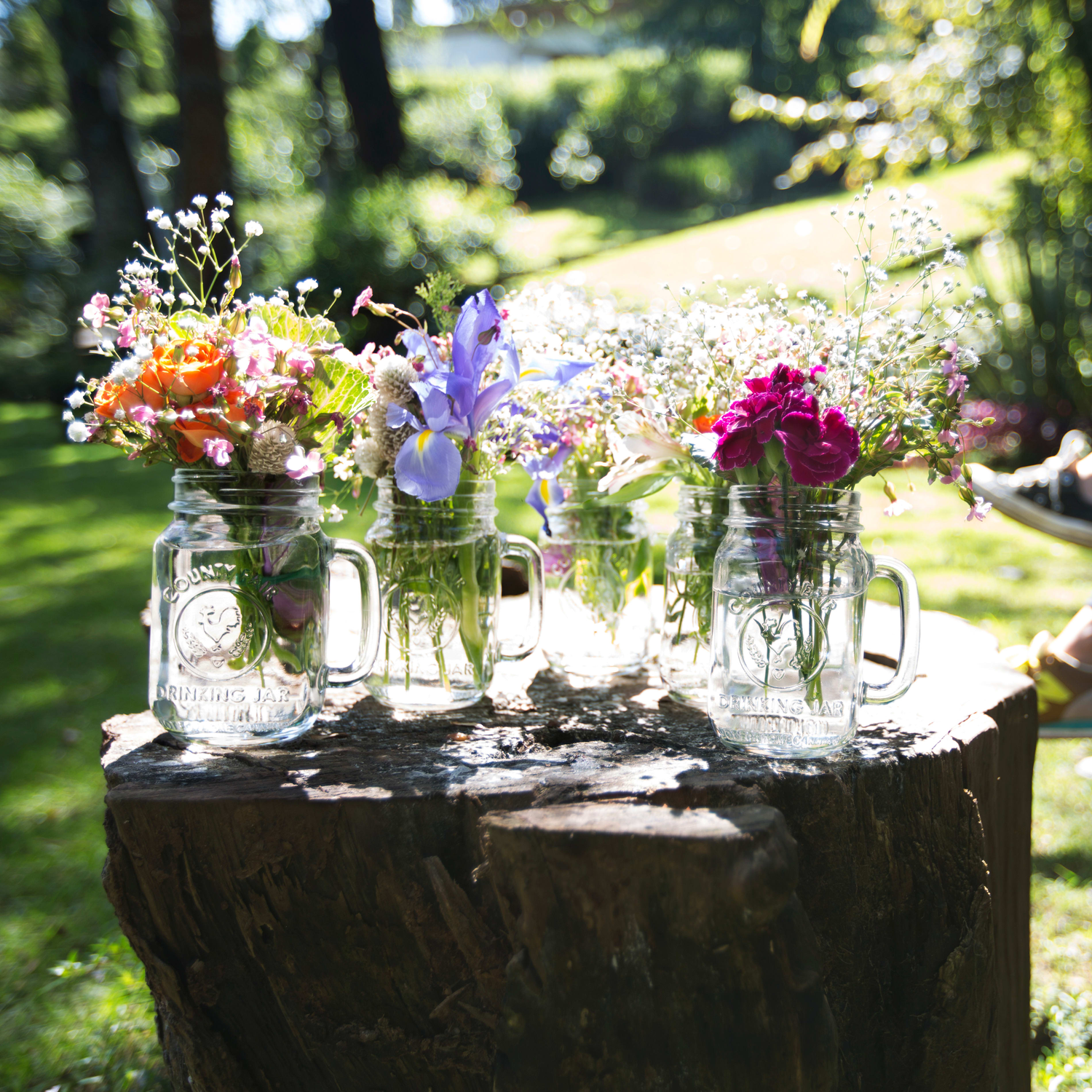 Libbey County Fair Glass Drinking Jars, Set of 12