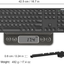 Arteck 2.4G Wireless Keyboard Ultra Slim Full Size Keyboard with Numeric Keypad and Media Hotkey for Computer/Desktop/Pc/Laptop/Surface/Smart TV and Windows 10/8/ 7 Built-In Rechargeable Battery