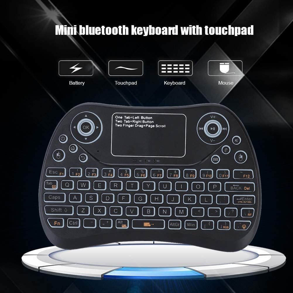 Mini Keyboard 2.4G Wireless Keyboard Universal Replacement Keyboard with Touchpad