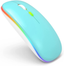 Wireless Rechargeable Ergonomic Silent Mouse LED Backlit for Laptop PC Windows and Macbook