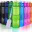 ZORRI Sports Water Bottle, 400/500/700ml/1L, BPA Free Leak Proof Tritan Lightweight Bottles for Outdoors,Camping,Cycling,Fitness,Gym,Yoga- Kids/Adults Drink Bottles with Filter, Lockable Pop Open Lid