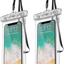2 Pack Universal Waterproof Case Cellphone Dry Bag Pouch Compatible with iPhone and Android up to 7"