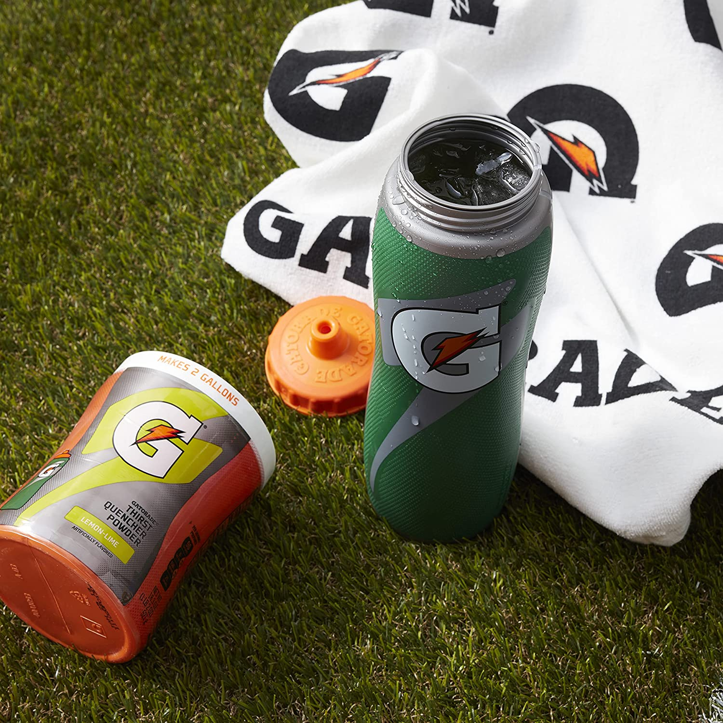 Gatorade 32Oz Gator-Skin Bottle, Green, One Size