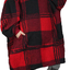 Oversized Wearable Blanket Hoodie Sweatshirt, Comfortable Sherpa Lounging Pullover for Adults
