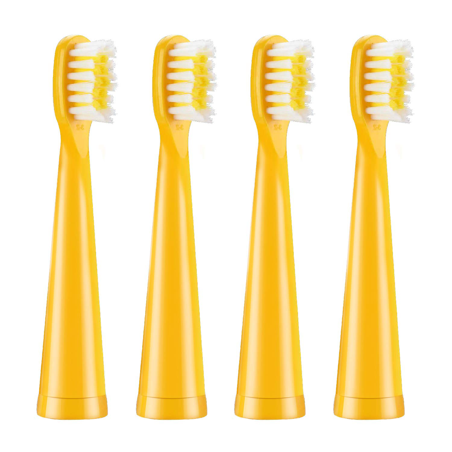 Toothbrush Replacement Heads - 7X More Plaque Removal, 3D Curved Soft Bristles, Comfortable & Efficient Clean Teeth, Perfect for Kid Small Mouth