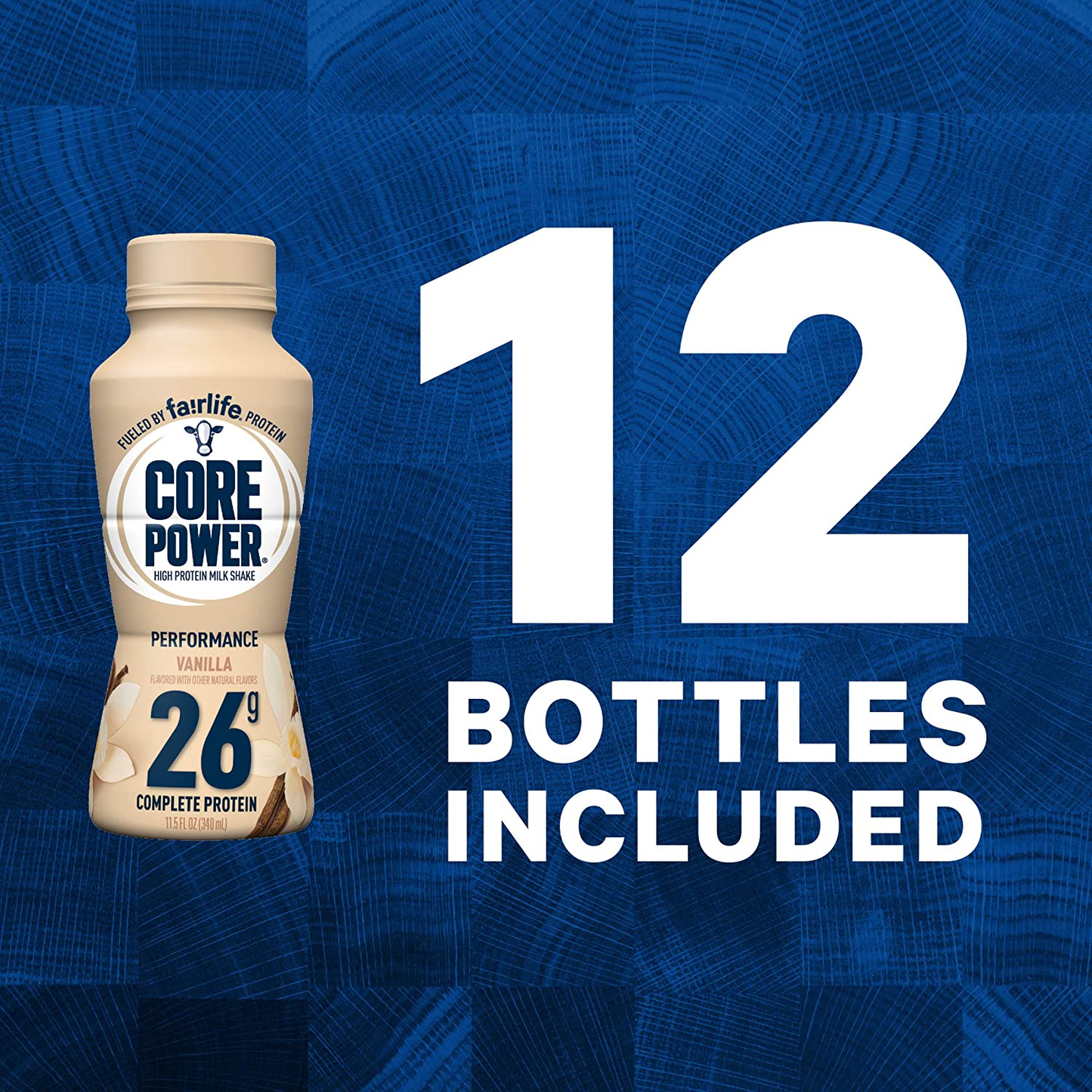 Core Power Protein Shakes (26G), Vanilla, No Artificial Sweeteners, Ready to Drink for Workout Recovery, 11.5 Fl Oz (Pack of 12), Packaging May Vary