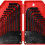 YIYITOOLS - HN-1-001 Hex Key Allen Wrench Set – 30-Piece Industrial Grade Set Tools, 1/20-3/8 inches, 1.27-10 mm, Black and Silver