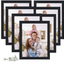 Giftgarden 8x10 Picture Frame Multi Photo Frames Set for Wall Decor or Tabletop Display, 7 Pack, Black