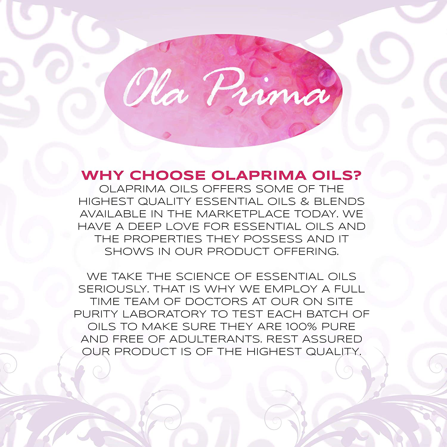 Ola Prima 16Oz - Premium Quality Peppermint Essential Oil (16 Ounce Bottle) Therapeutic Grade Peppermint Oil