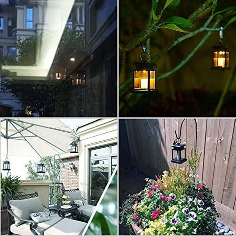 Patio Umbrella Lights - Outdoor LED Solar Lanterns Waterproof Candle Lamps Decorated in Garden Porch Lawn